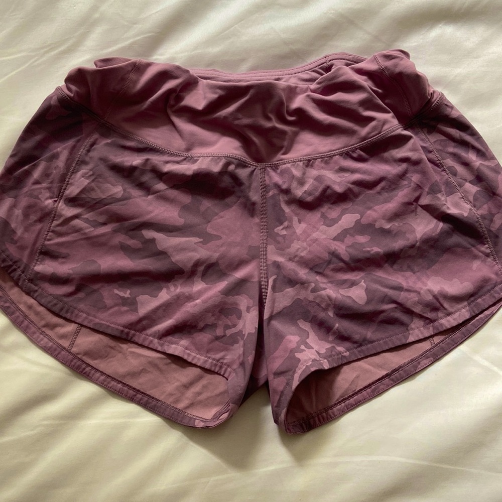 lululemon 6 tall speed up shorts